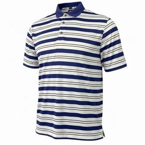 FootJoy Performance Golf‎ Polo Purple/White Striped Men's Size L